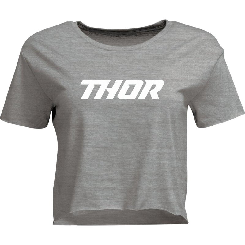 3031-4309 - Thor Womens Adult Womens Corp Crop T-Shirt Medium - Heather Grey