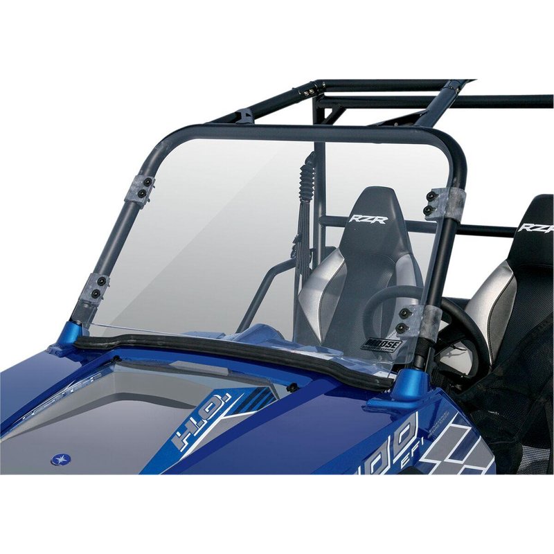V000028-12200M - Moose Racing Full Windshield For Polaris Ranger RZR 4 800 4X4 2010-2014 - Clear