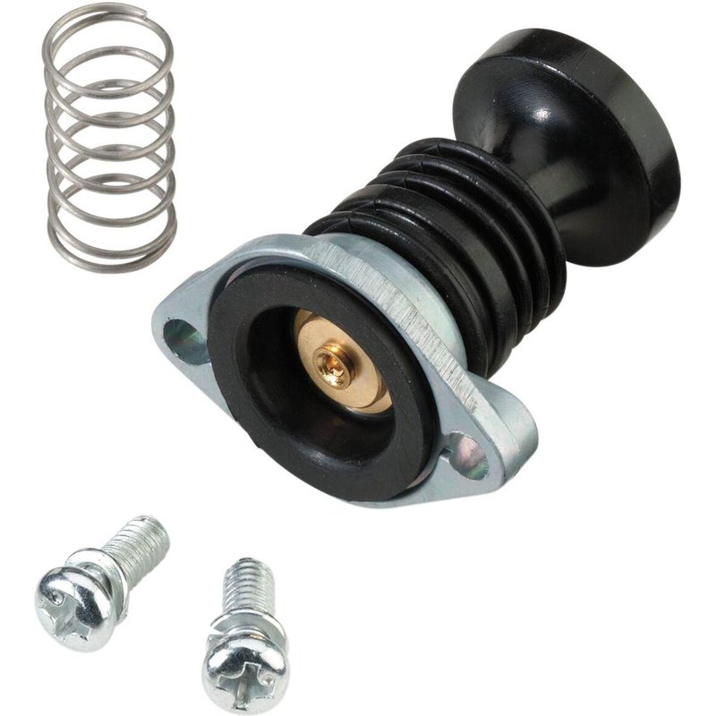 400-1202-PU - Moose Racing Carburettor Primer Pump Kit For Kawasaki KLF 400 4X4 1993-1999 - Black/Silver