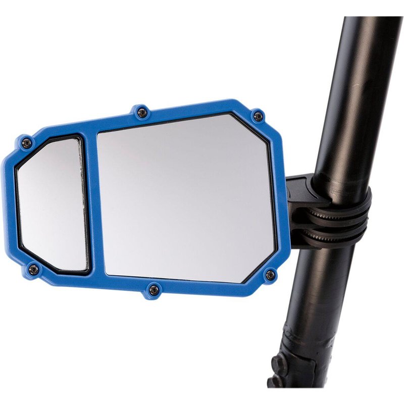 ES2-BLUE - Moose Racing Side Mirror Accent Frame For John Deere 2030A 1200 Fits Right or Left Side - Blue