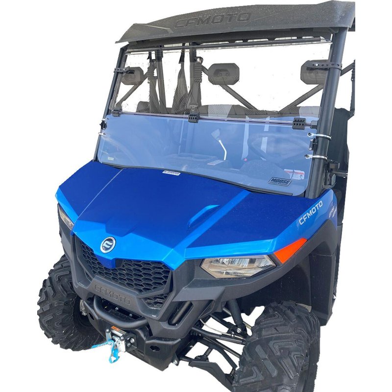 LEMA100-0052 - Moose Racing Full Folding Windshield For CF Moto UForce600 EFI 4X4 2022-2024 - Clear
