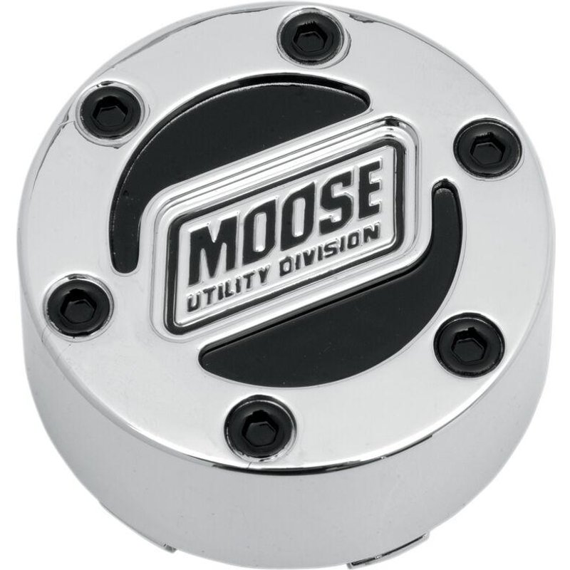 C393Z-M - Moose Racing 387x Wheel Centre Cap For Can Am (BRP) Commander 1000 EFI 2011-2017 - Chrome