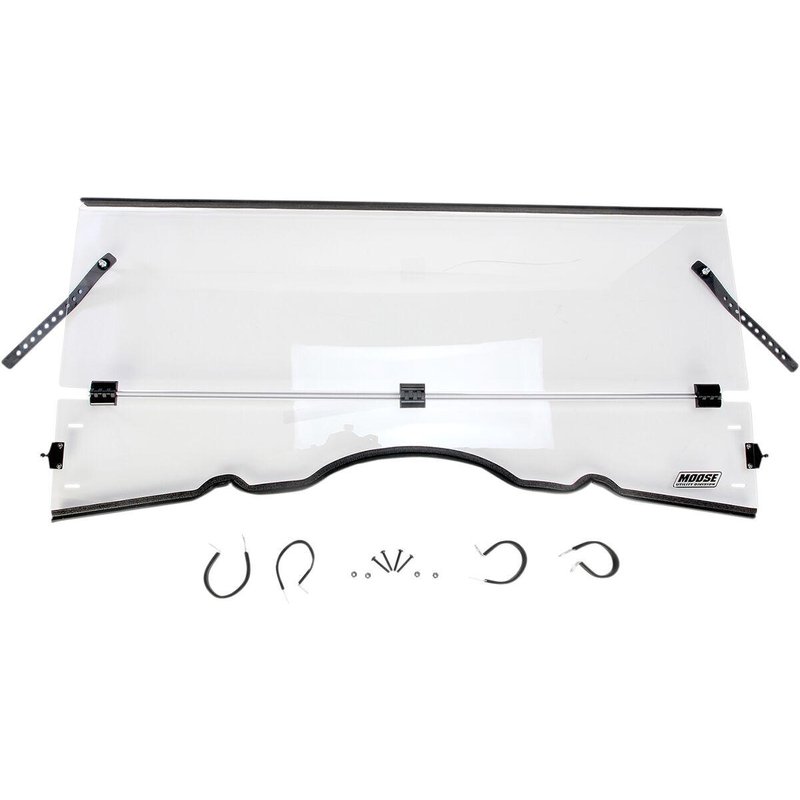 LEMA100-0029 - Moose Racing Full Folding Windshield For Kymco UXV 500 4X4 2009-2015 - Clear
