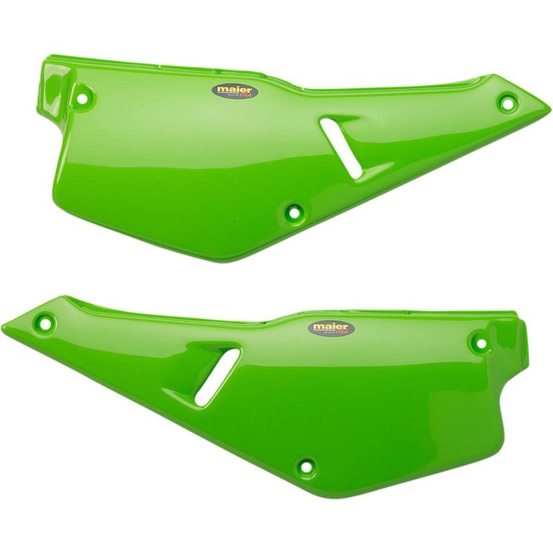 209103 - Maier Side Panels For Kawasaki KLR650 1987-2003 - Green