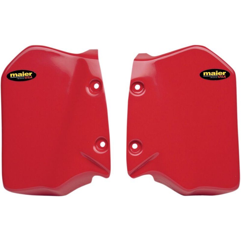 580122 - Maier Radiator Scoops For Honda ATC350 X 1985-1986 - Red
