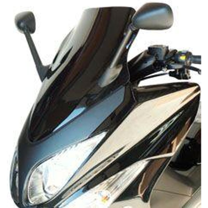 BY133RCFN - Bullster Windshield/Windscreen For Yamaha XP 500 T-Max 2008-2011 48 cm (18-7/8") - Black Smoke