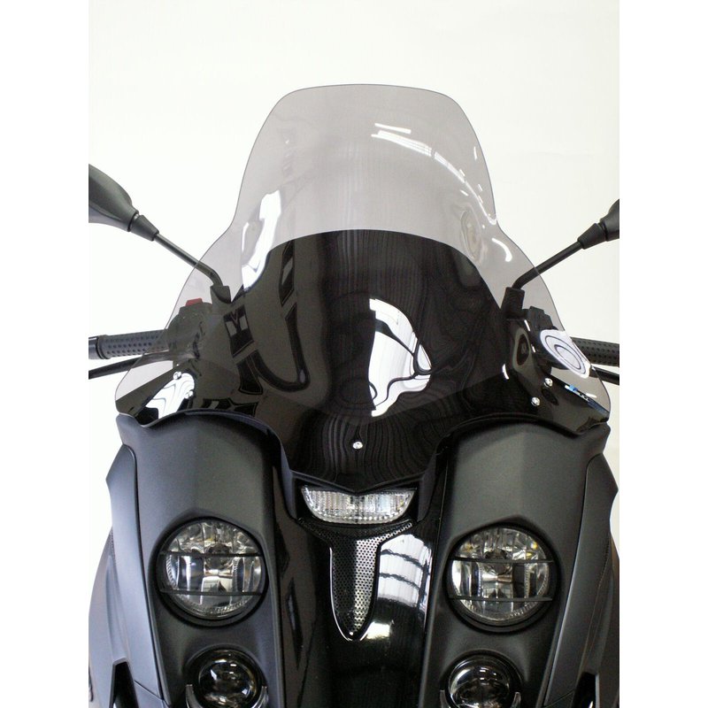 GL003HPFG - Bullster Windshield/Windscreen For Gilera Fuoco 500 I.E. 2007-2016 59 cm (23-1/4") - Grey Smoke