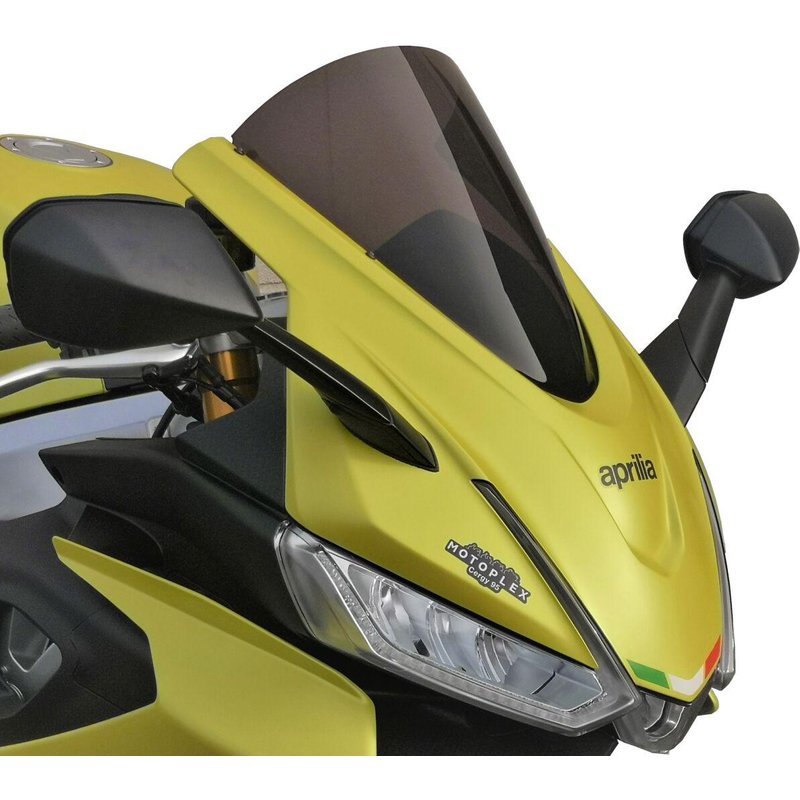 BA045STFN - Bullster Windscreen For Aprilia RS 660 2020-2024 31.5 cm (12-3/8") - Black Smoke