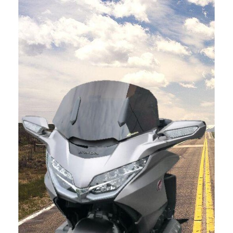 BH190HPFG - Bullster Windshield/Windscreen For Honda GL 1800 2018-2024 - Smoke