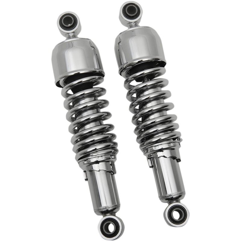 C16-0121 - Drag Specialties Replacement Shock Absorber For Harley Davidson XL 1200 C 2004-2020 Rear 292.00 mm (11.50") - Black/Chrome