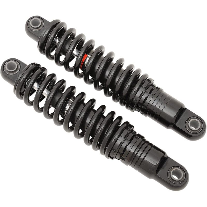 C16-0150B - Drag Specialties Premium 10.5" Shocks For Harley Davidson XL 1200 C 2004-2020 Rear 267.00 mm (10.50") - Black