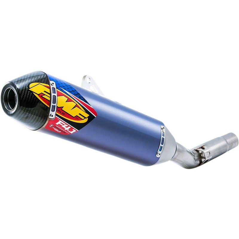 044429 - FMF Factory 4.1 RCT Titanium Silencer For Yamaha WRF250 2015-2019 - Blue