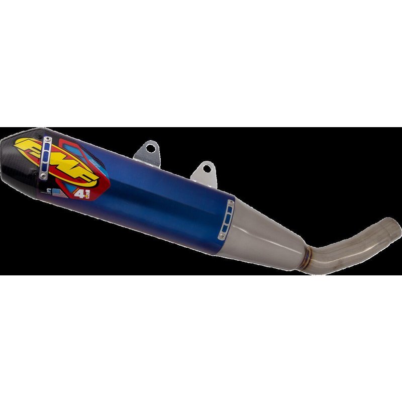 045690 - FMF 4.1 RCT Slip-On Silencer For Beta RX 450 2024-2025 - Blue