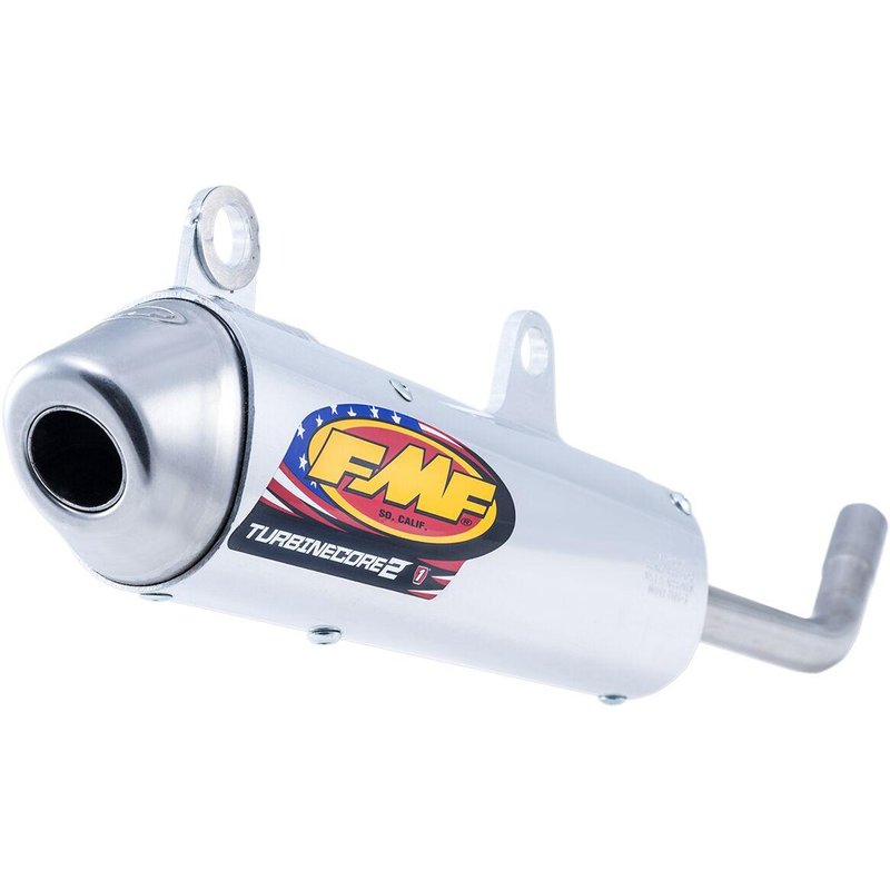 024071 - FMF Turbinecore 2 Silencer For Yamaha YZ65 2018-2025 - Silver