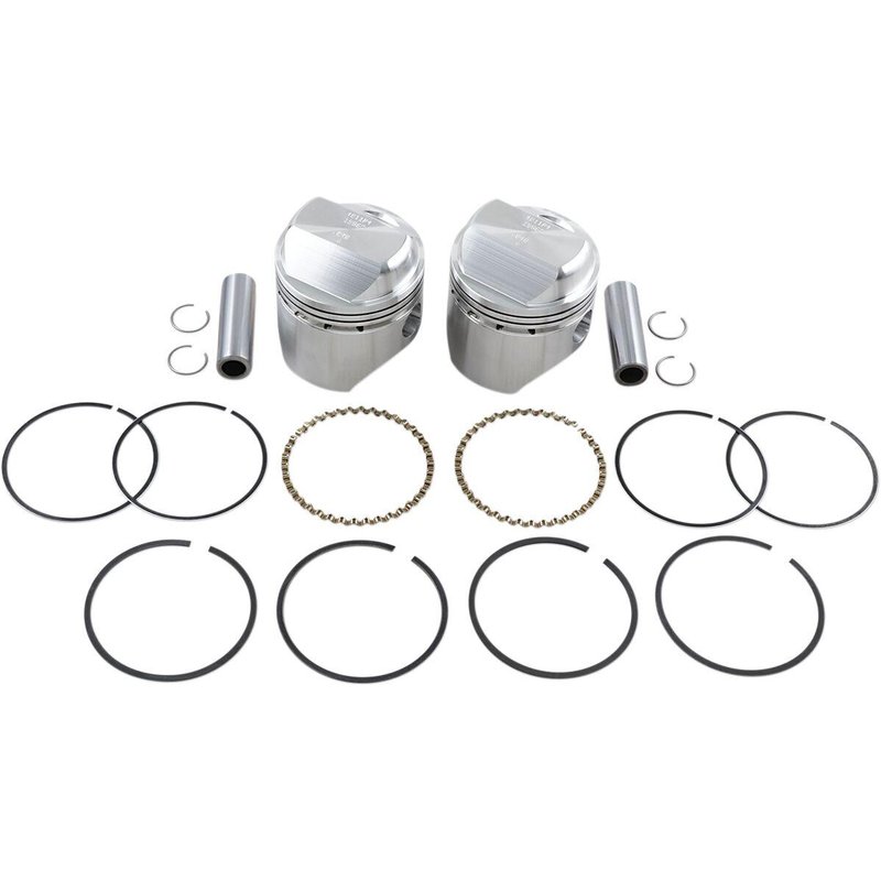 K1604 - Wiseco High-Performance Piston Kit For Harley Davidson XLCH 1000 1972-1978 +0.040" - Aluminum