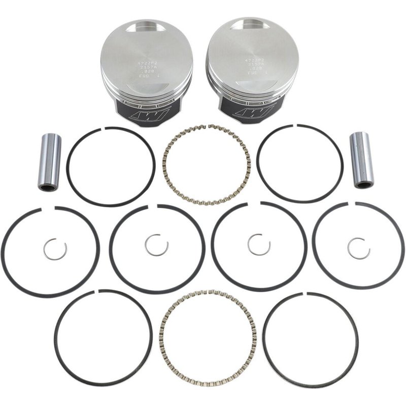 WK1642 - Wiseco High-Performance Piston Kit For Harley Davidson FLH +0.020" - Aluminum