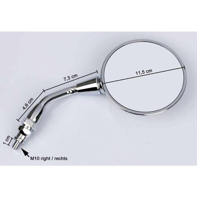 20-25131 - Emgo Mirror For Moto Guzzi California 1100 ALU 2002-2004 Right - Chrome