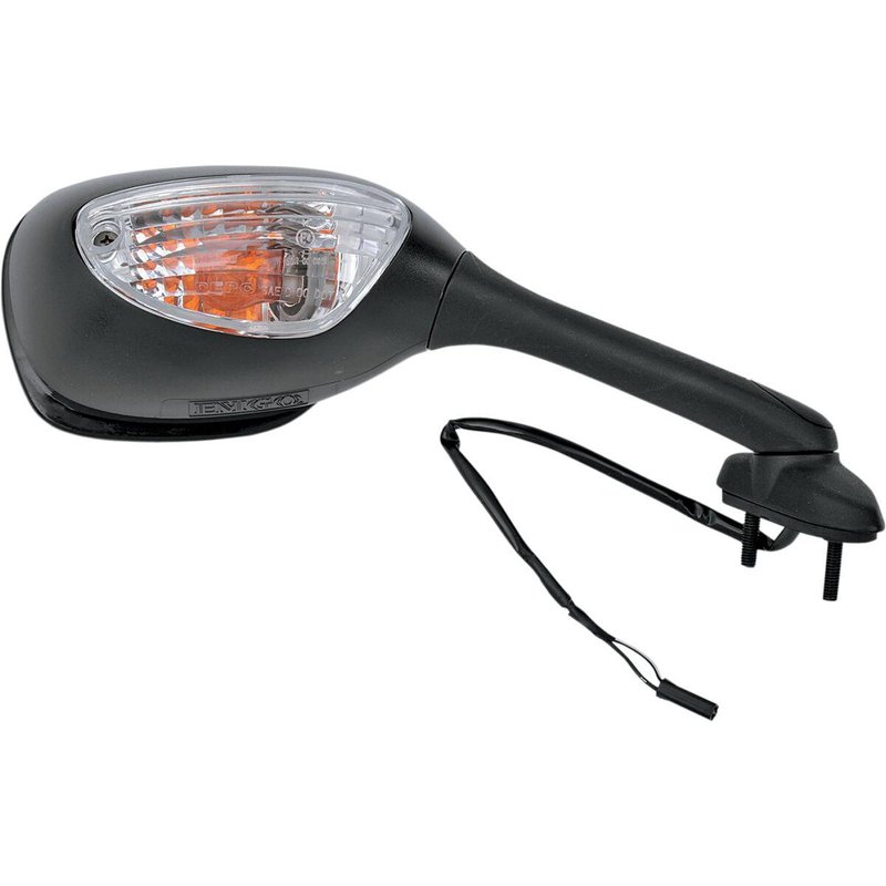 20-69791 - Emgo Mirror For Suzuki GSX-R 1000 2005-2008 Right - Black