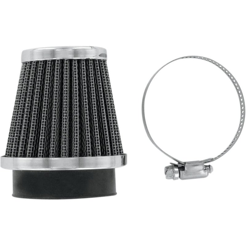 12-55754 - Emgo Clamp On Pod Air Filter For Honda CB 1000 C - Black/Chrome
