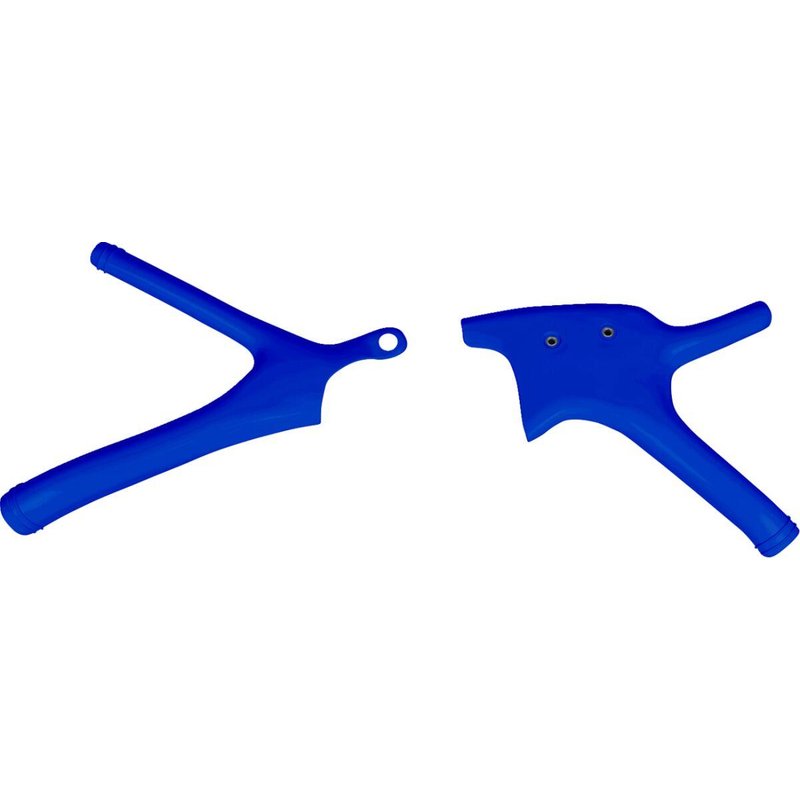 YA02859#089 - UFO Frame Guards For Yamaha YZ125 1993-2001 - Blue
