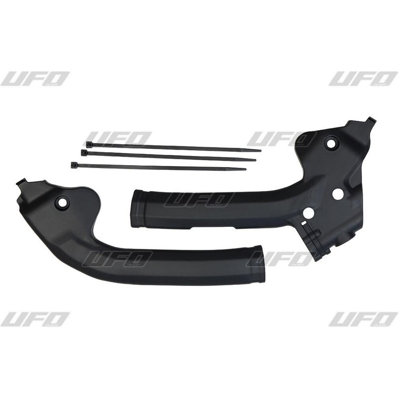KT04089#001 - UFO Frame Guards For KTM SX85 2018-2025 - Black