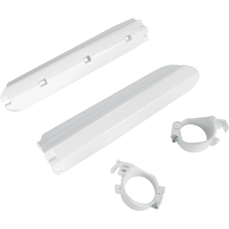 YA02838#046 - UFO Fork Guards For Yamaha YZ125 1991-1995 - White