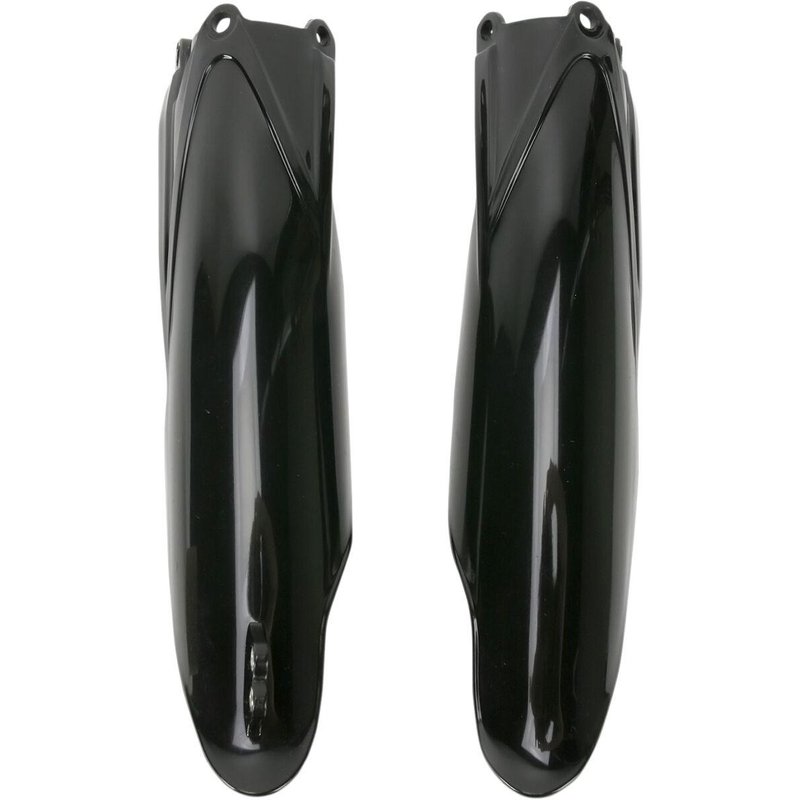 YA04814#001 - UFO Fork Guards For Yamaha YZ125 2022-2025 - Black