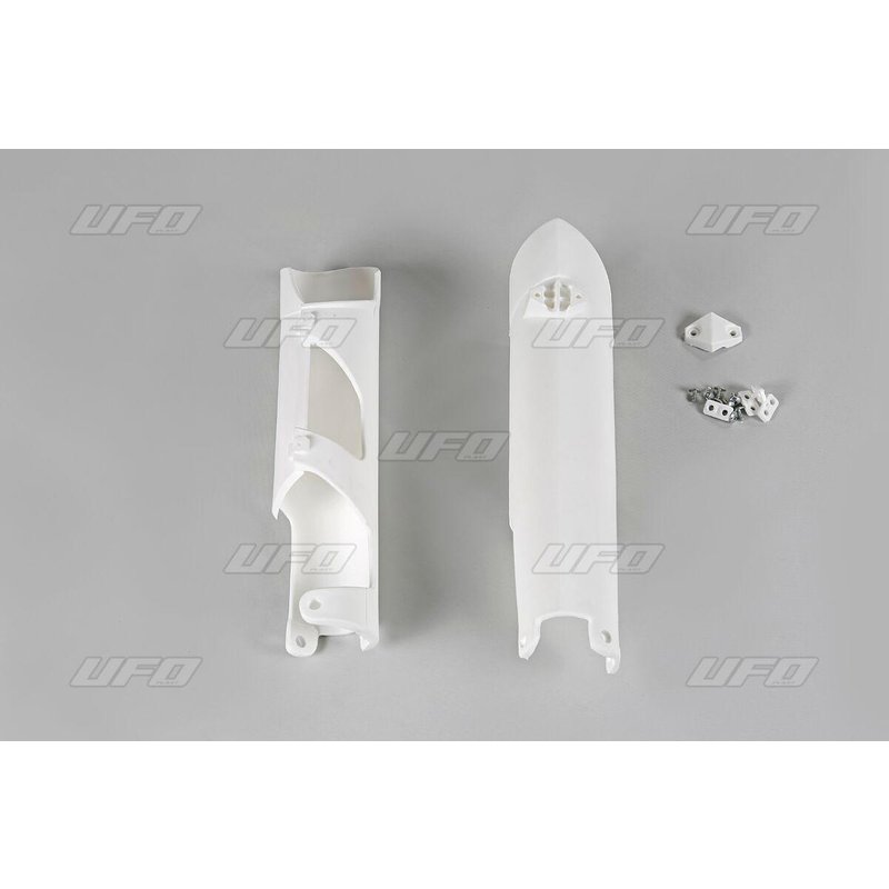 KT04002#047 - UFO Fork Guards For KTM EXC125 2008-2015 - White
