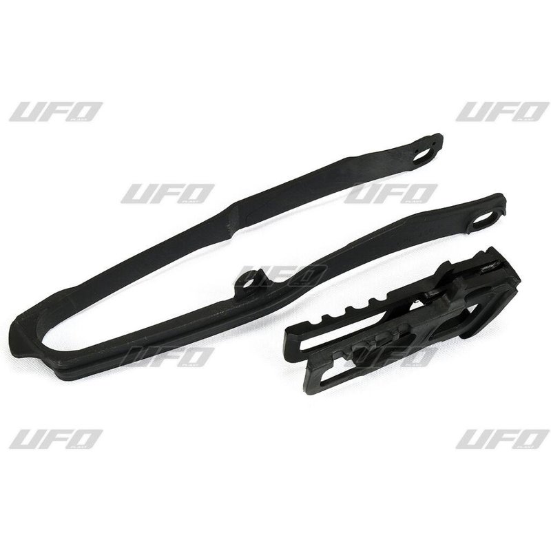 HO04690@001 - UFO Chain Guide & Chain Slider Kit For Honda CRF250R 2018-2021 Black
