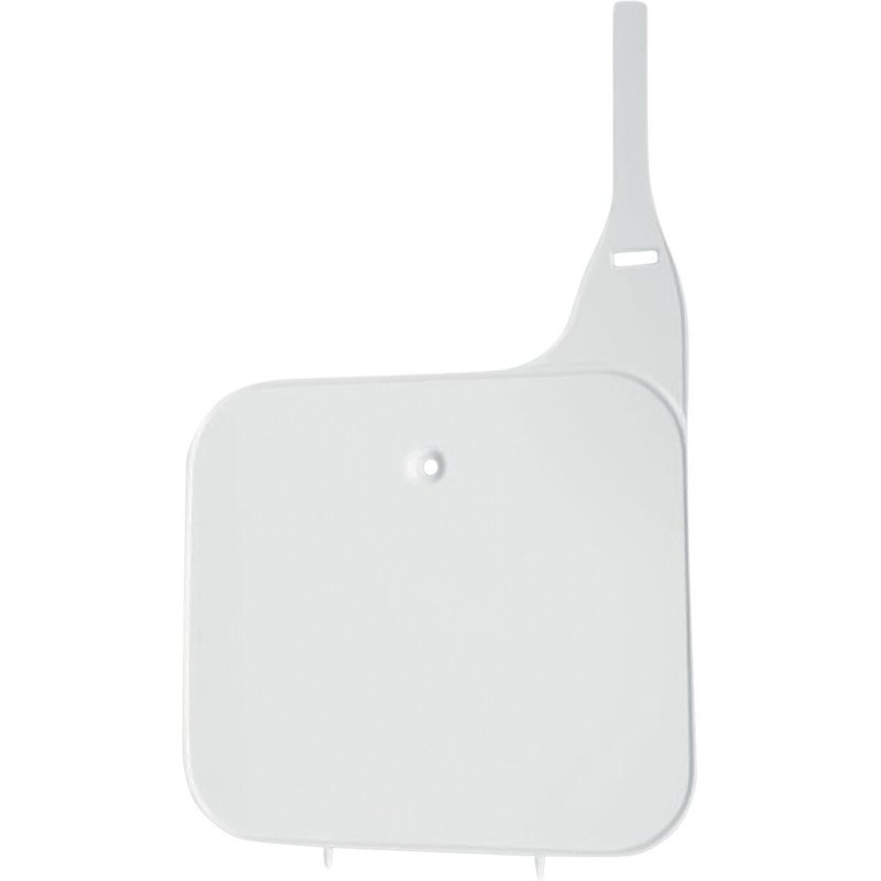 HO02607#041 - UFO Front Number Board For Honda CR125 1985-1994 - White