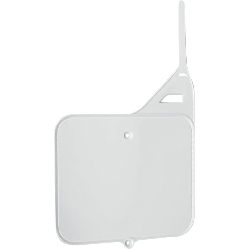 SU02910#041 - UFO Front Number Board For Suzuki RM125 1987-1995 - White