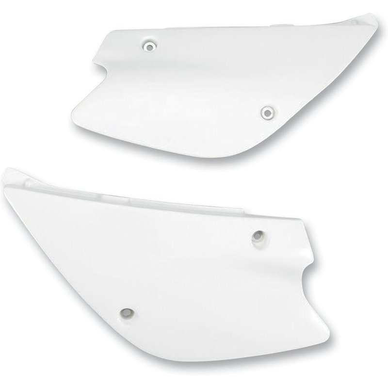KA03714#047 - UFO Side Panels For Kawasaki KX 85 2001-2006 - White
