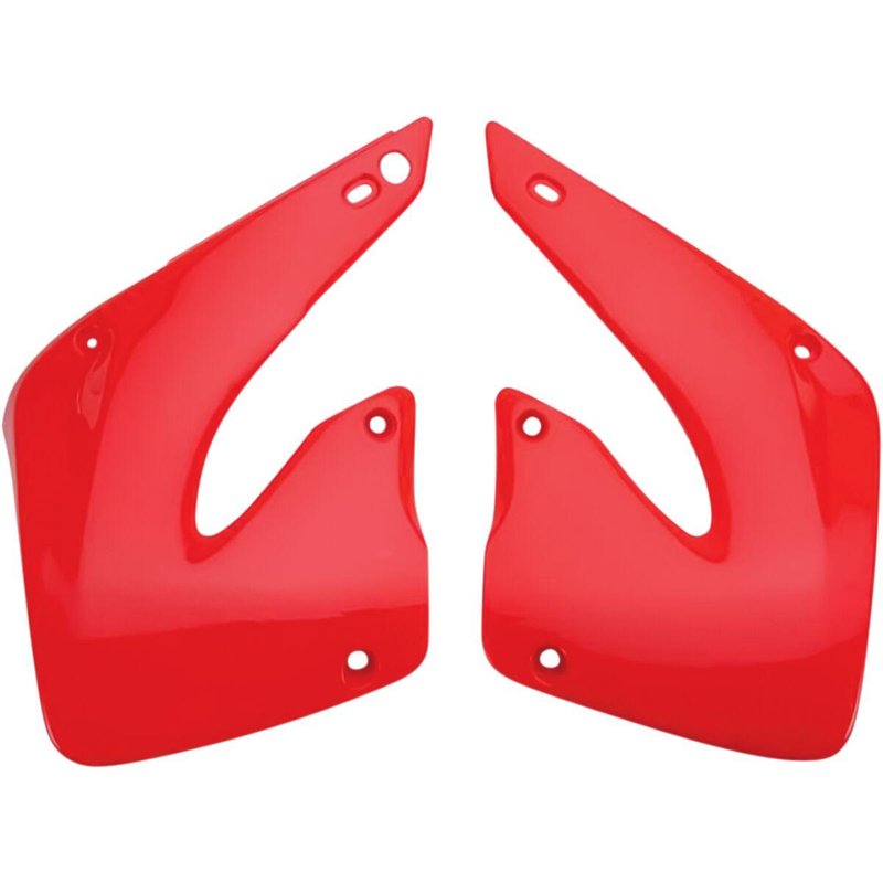 HO03664#070 - UFO Radiator Scoops For Honda CR125 2000-2001 - CR Red