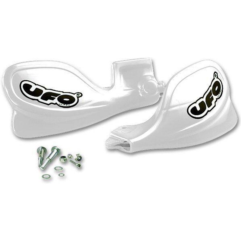 HO03605#041 - UFO Handguards For Honda CR125 1997-2003 - White