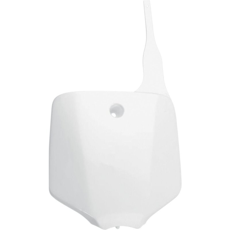 KA03732#047 - UFO Front Number Board For Kawasaki KLX110 2002-2009 - White