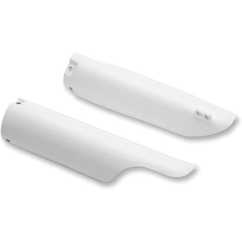 YA03872#046 - UFO Fork Guards For Yamaha WRF250 2001-2019 - White