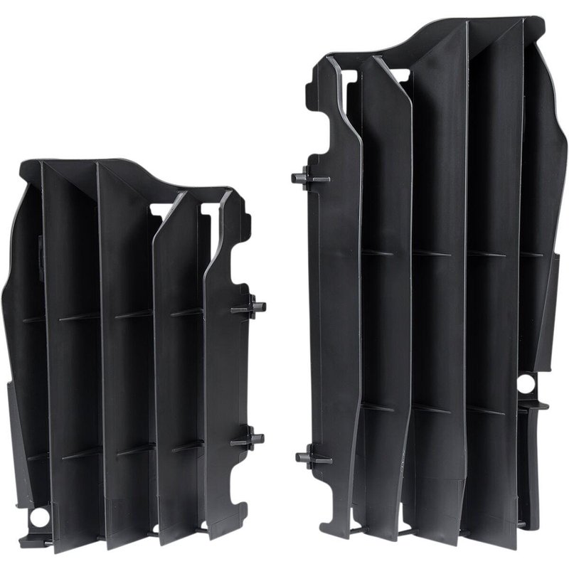 AC02470 - UFO Radiator Louvres For Kawasaki KXF450 2016-2020 - Black