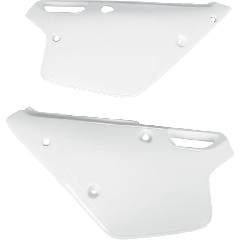 YA02834#046 - UFO Side Panels For Yamaha YZ125 1991-1992 - White