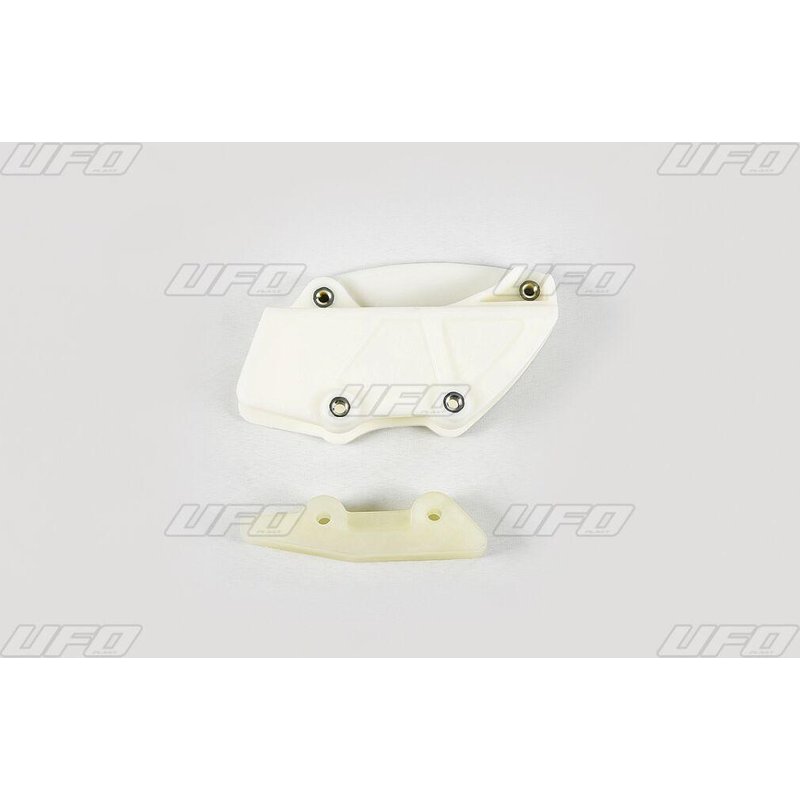HO02623#280 - UFO Chain Guide For Honda CR125 1988-1989 White