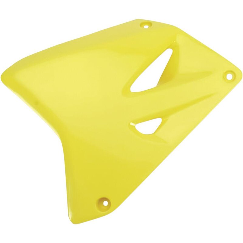 SU03969#102 - UFO Radiator Scoops For Suzuki RM85 2002-2018 - Fluorescent Yellow