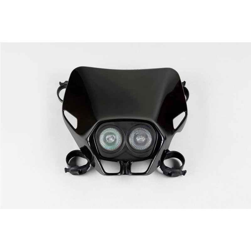 PF01700#001 - UFO Firefly Twin Universal Headlight - Black