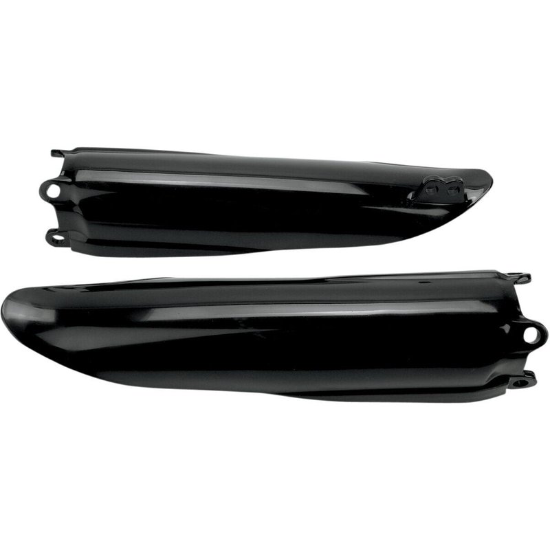 YA03896#001 - UFO Fork Guards For Yamaha YZ125 2008-2021 - Black