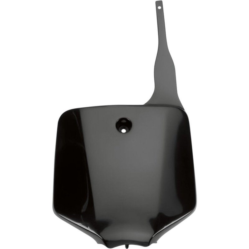 KA03732#001 - UFO Front Number Board For Kawasaki KLX110 2002-2009 - Black