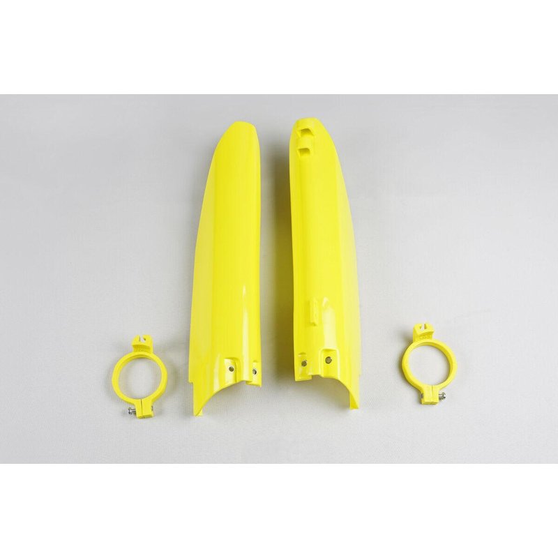 SU03905@102 - UFO Fork Guards For Suzuki RM125 1999-2003 - Yellow