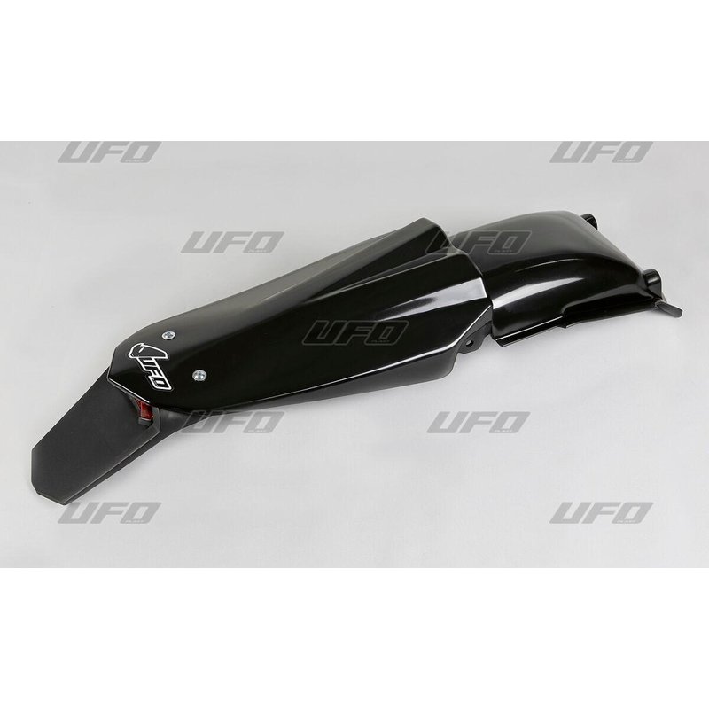 HU03314#001 - UFO Rear Fender With Light For Husqvarna CR125 2005-2008 Rear - Black
