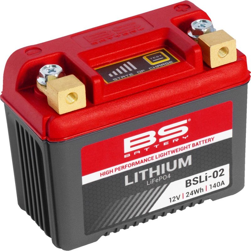 360102 - BS Battery Lithium LiFePO4 Battery For Zontes 310 R 2020 - Black