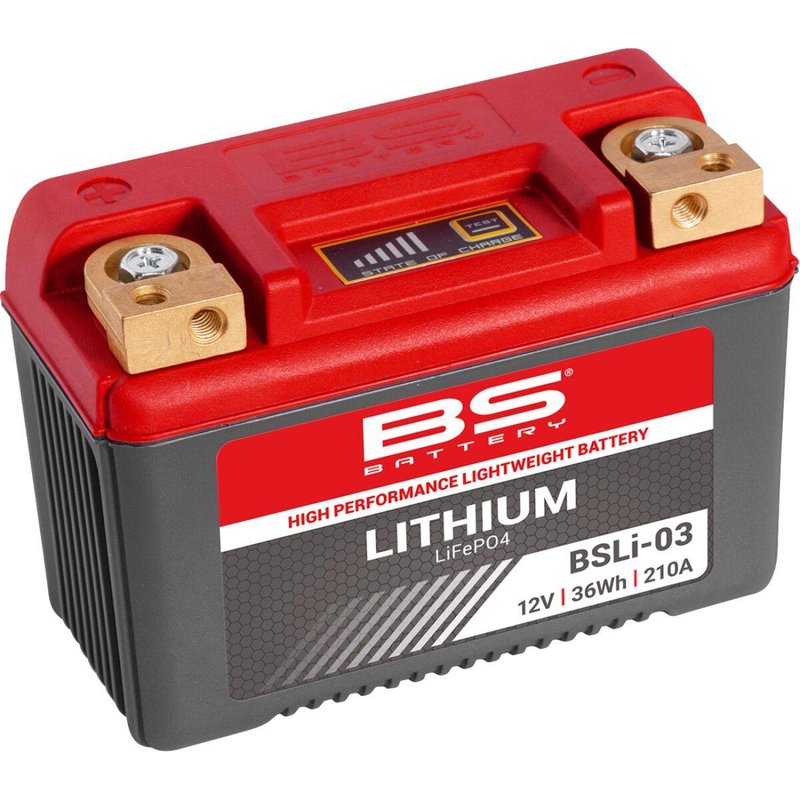 360103 - BS Battery Lithium LiFePO4 Battery For Arctic Cat Textron 150 2X4 - Black