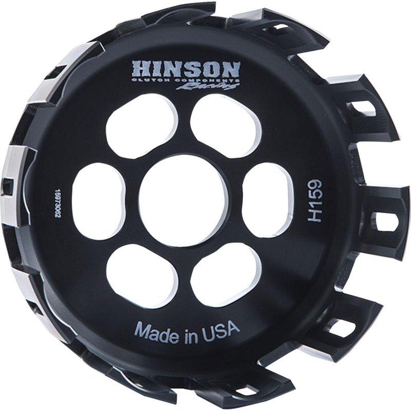 H159 - Hinson Billetproof Clutch Basket For Yamaha YZ65 2018-2025 - Akadized/Black