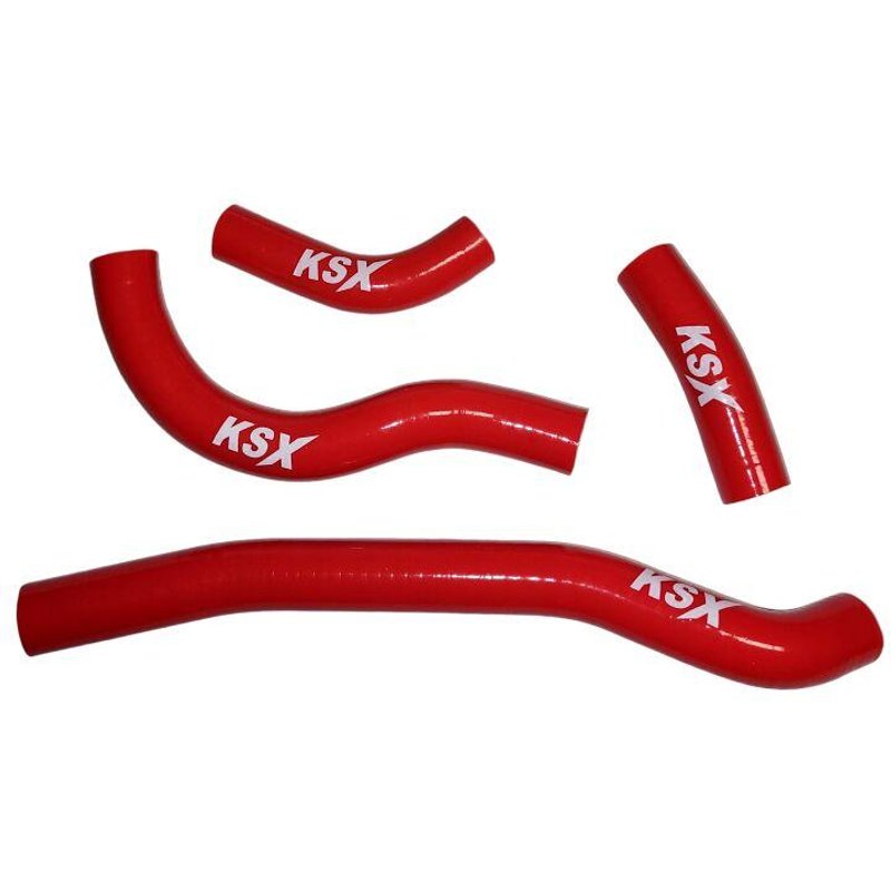 WM146R - KSX Radiator Hose Kit For Honda CRF250R 2022-2024 - Red