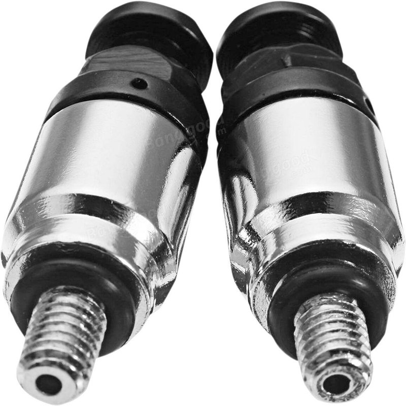 BVS-5MMBK - KSX Fork Air Bleeders For Showa/KYB Forks - Black/Silver